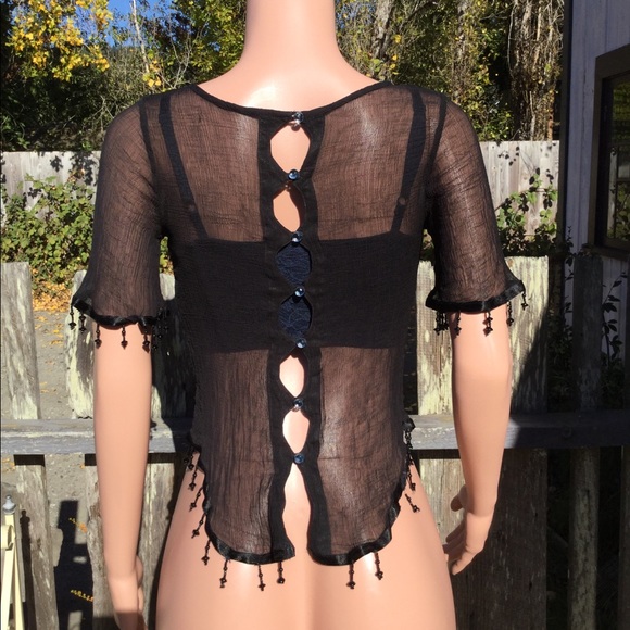 Free People Talk That Talk Embellished Top